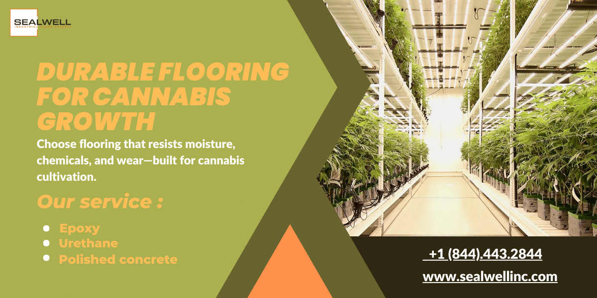 Right Flooring Solution for a Cannabis Growing Company